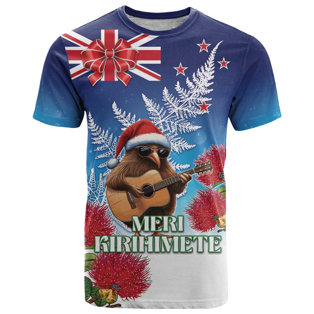 New Zealand Kiwi Christmas T Shirt Xmas Vibe