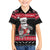 New Zealand Santa Tiki Christmas Family Matching Off The Shoulder Long Sleeve Dress and Hawaiian Shirt Meri Kirihimete