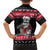 New Zealand Santa Tiki Christmas Family Matching Short Sleeve Bodycon Dress and Hawaiian Shirt Meri Kirihimete