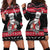 New Zealand Santa Tiki Christmas Hoodie Dress Meri Kirihimete