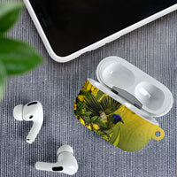 New Zealand Bellbird AirPods Case With Kowhai Flowers LT05 - Polynesian Pride