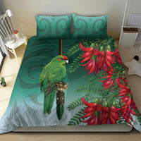 New Zealand Parakeet Bird Bedding Set With Kakabeak Flowers LT05 - Polynesian Pride