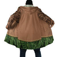 Hawaii Tribal Tattoo Costume Cloak Shark Tooth Necklace Leaf Skirt LT05 - Polynesian Pride