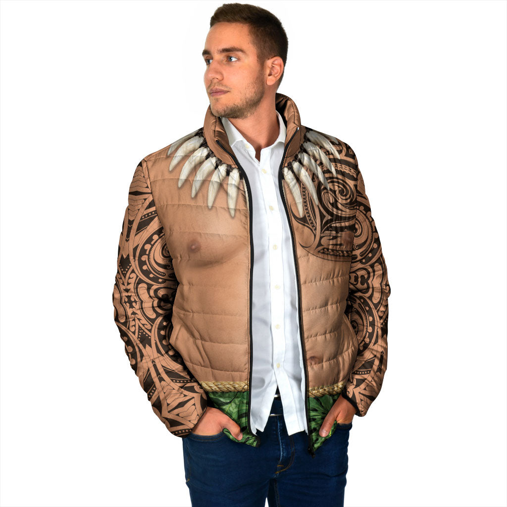 Hawaii Tribal Tattoo Costume Padded Jacket Shark Tooth Necklace Leaf Skirt LT05 - Polynesian Pride