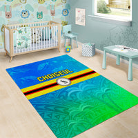 Solomon Islands Choiseul Province Day Area Rug Sea Turtle Tribal Pattern LT05 - Polynesian Pride