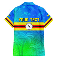 Personalised Solomon Islands Choiseul Province Day Family Matching Off Shoulder Long Sleeve Dress and Hawaiian Shirt Sea Turtle Tribal Pattern LT05 - Polynesian Pride