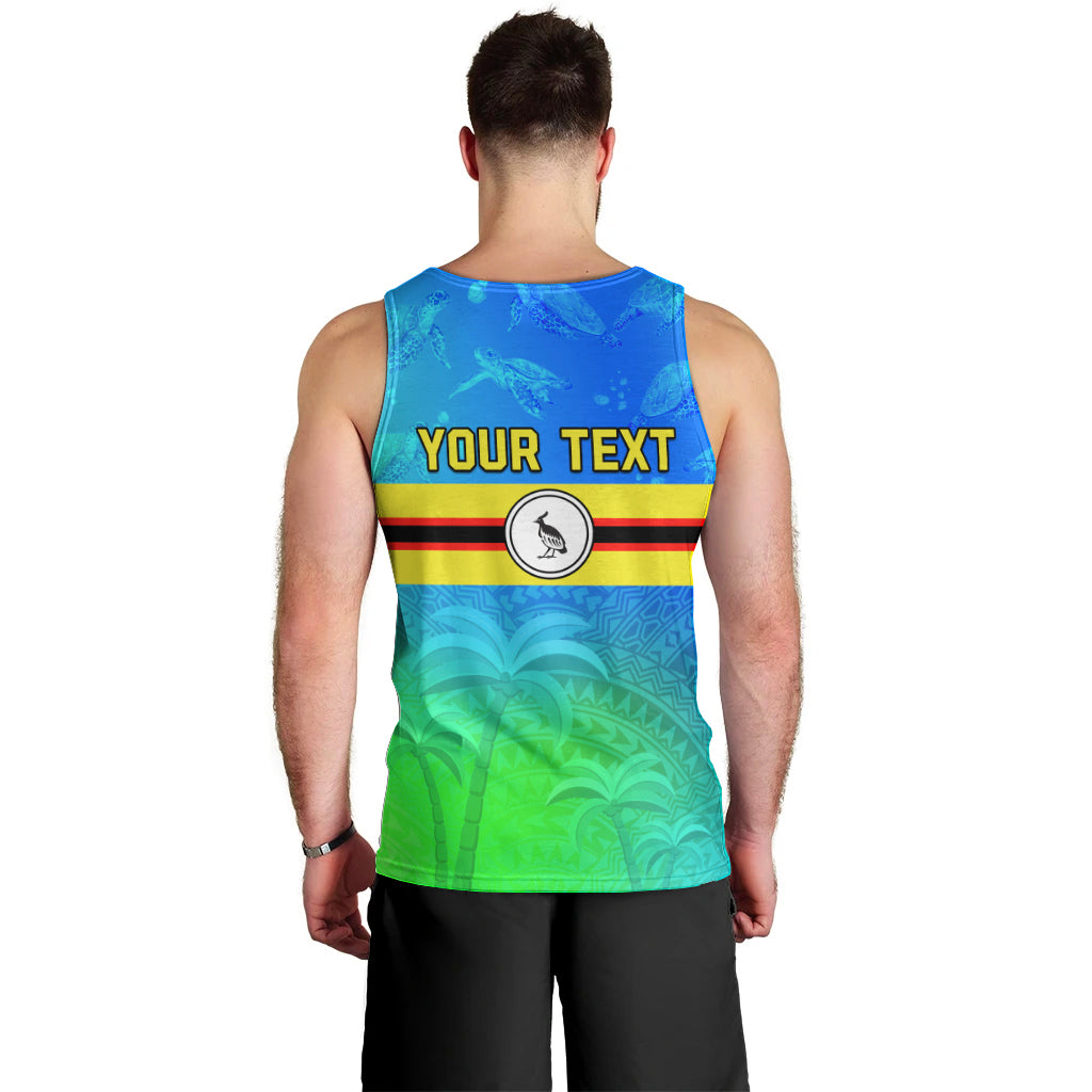 Personalised Solomon Islands Choiseul Province Day Men Tank Top Sea Turtle Tribal Pattern LT05 - Polynesian Pride