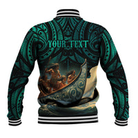 Personalised New Zealand Tamaki Herenga Waka Festival Baseball Jacket Maori Pattern LT05 - Polynesian Pride