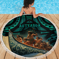 New Zealand Tamaki Herenga Waka Festival Beach Blanket Maori Pattern LT05 - Polynesian Pride