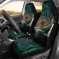 Personalised New Zealand Tamaki Herenga Waka Festival Car Seat Cover Maori Pattern LT05 - Polynesian Pride