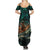 Personalised New Zealand Tamaki Herenga Waka Festival Summer Maxi Dress Maori Pattern LT05 - Polynesian Pride