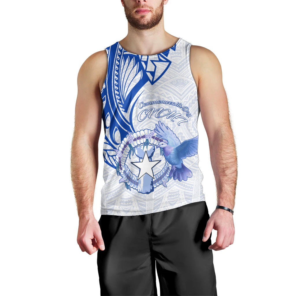 Personalised Northern Mariana Islands Commonwealth Day Men Tank Top Simple Style LT05 - Polynesian Pride