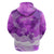 Personalised Pasifika Festival Hoodie Violet Tropical Turtle LT05 - Polynesian Pride