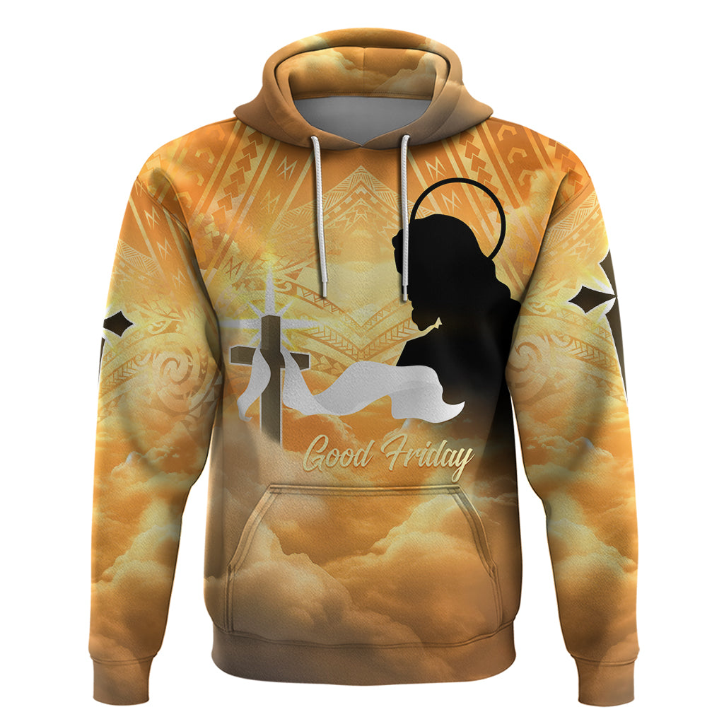 Happy Good Friday Hoodie God Will Bless You LT05 Pullover Hoodie Gold - Polynesian Pride