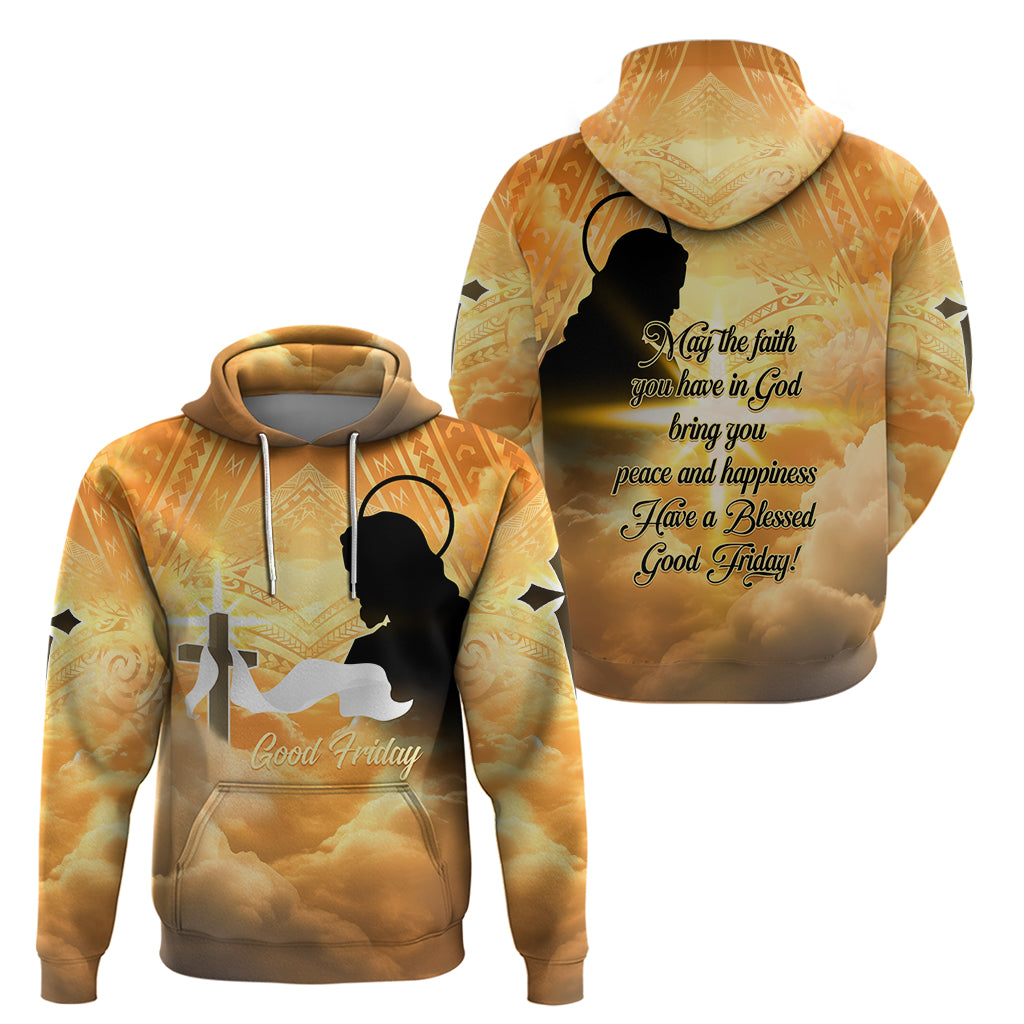 Happy Good Friday Zip Hoodie God Will Bless You LT05 - Polynesian Pride