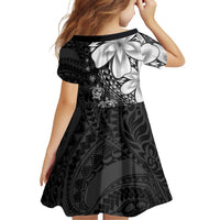 Polynesia Romantic Valentine Family Matching Mermaid Dress and Hawaiian Shirt Sea Turtle Couple With Black Plumeria LT05 - Polynesian Pride