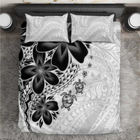 Polynesia Romantic Valentine Bedding Set Sea Turtle Couple With White Plumeria