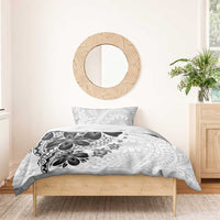 Polynesia Romantic Valentine Bedding Set Sea Turtle Couple With White Plumeria