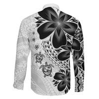 Polynesia Romantic Valentine Family Matching Puletasi and Hawaiian Shirt Sea Turtle Couple With White Plumeria LT05 - Polynesian Pride