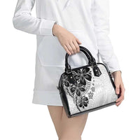 Polynesia Romantic Valentine Shoulder Handbag Sea Turtle Couple With White Plumeria