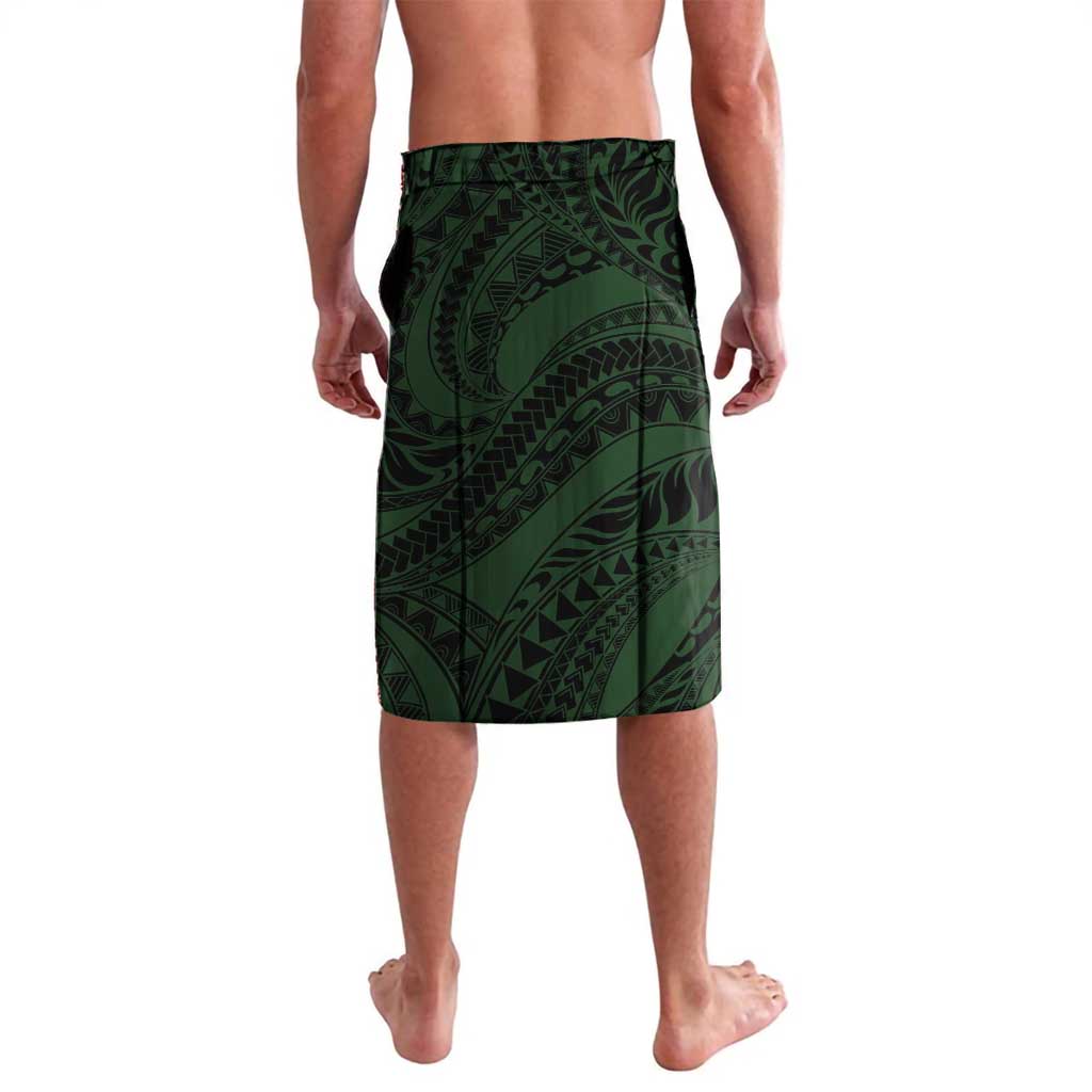 Polynesia Romantic Valentine Lavalava Sea Turtle Couple With Aqua Gradient Plumeria