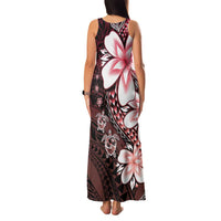 Polynesia Romantic Valentine Family Matching Tank Maxi Dress and Hawaiian Shirt Sea Turtle Couple With Red Gradient Plumeria LT05 - Polynesian Pride
