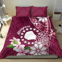 Cook Island Mangaia Gospel Day Bedding Set Floral Tribal Pattern