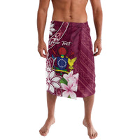 Personalised Cook Island Mangaia Gospel Day Lavalava Floral Tribal Pattern