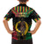 Vanuatu 45th Anniversary Independence Day Family Matching Puletasi and Hawaiian Shirt Melanesian Warrior With Sand Drawing Pattern LT05