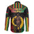Vanuatu 45th Anniversary Independence Day Family Matching Puletasi and Hawaiian Shirt Melanesian Warrior With Sand Drawing Pattern LT05