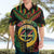 Vanuatu 44th Anniversary Independence Day Hawaiian Shirt Melanesian Warrior With Sand Drawing Pattern