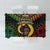 Vanuatu 45th Anniversary Independence Day Tablecloth Melanesian Warrior With Sand Drawing Pattern LT05