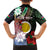Personalised Vanuatu Shefa Day Family Matching Off Shoulder Short Dress and Hawaiian Shirt Floral Pattern