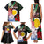 Personalised Vanuatu Shefa Day Family Matching Tank Maxi Dress and Hawaiian Shirt Floral Pattern