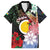 Personalised Vanuatu Shefa Day Hawaiian Shirt Floral Pattern