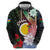 Personalised Vanuatu Shefa Day Hoodie Floral Pattern