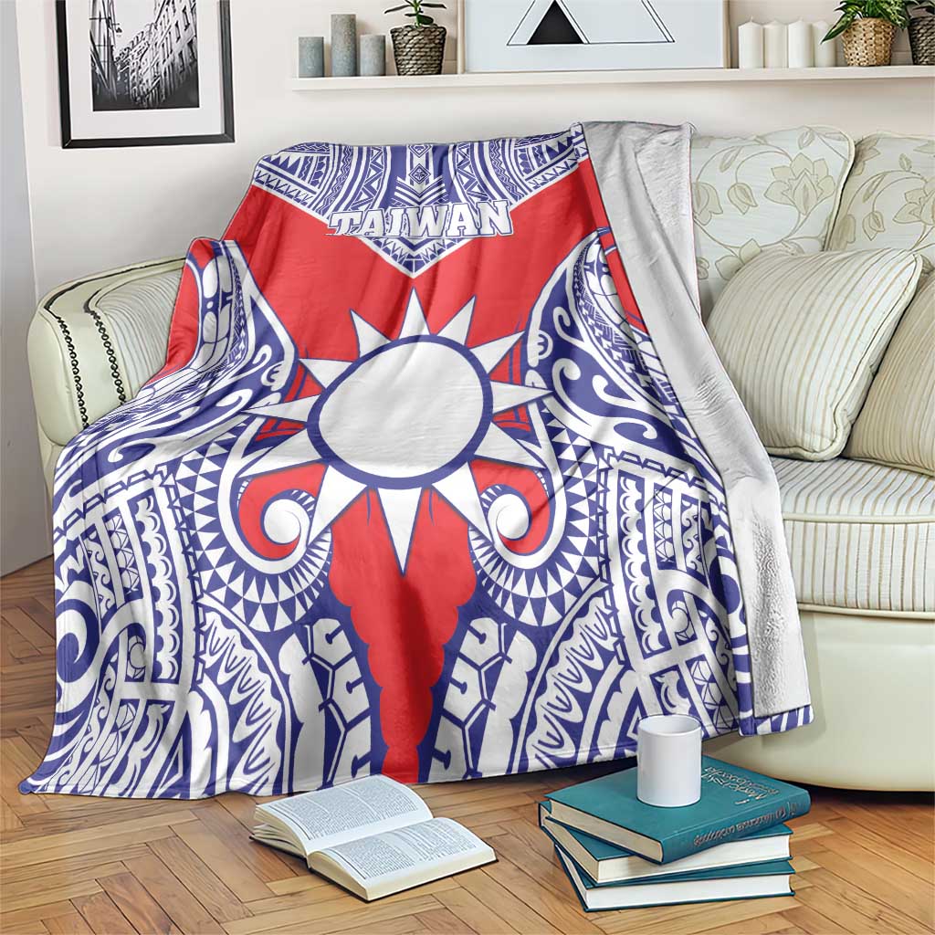 Taiwan Blanket Austronesian Tribal Tattoo Red - Polynesian Pride