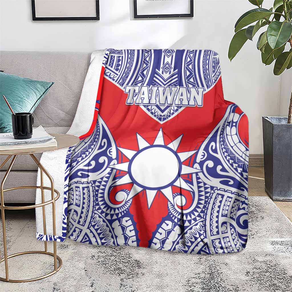 Taiwan Blanket Austronesian Tribal Tattoo Red - Polynesian Pride