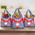 Taiwan Grocery Bag Austronesian Tribal Tattoo Red - Polynesian Pride