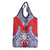 Taiwan Grocery Bag Austronesian Tribal Tattoo Red - Polynesian Pride