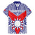 Personalised Taiwan Hawaiian Shirt Austronesian Tribal Tattoo Red - Polynesian Pride