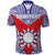 Personalised Taiwan Polo Shirt Austronesian Tribal Tattoo Red - Polynesian Pride