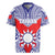 Personalised Taiwan Rugby Jersey Austronesian Tribal Tattoo Red - Polynesian Pride