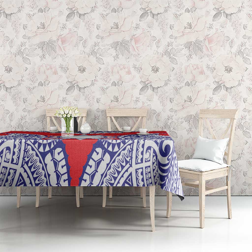 Taiwan Tablecloth Austronesian Tribal Tattoo Red - Polynesian Pride