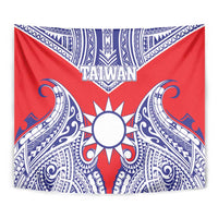 Taiwan Tapestry Austronesian Tribal Tattoo Red - Polynesian Pride