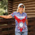 Personalised Taiwan Women Polo Shirt Austronesian Tribal Tattoo Red - Polynesian Pride
