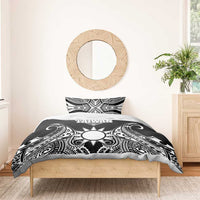 Taiwan Bedding Set Austronesian Tribal Tattoo Black - Polynesian Pride