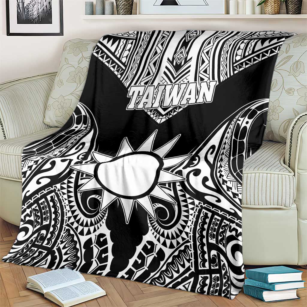 Taiwan Blanket Austronesian Tribal Tattoo Black - Polynesian Pride