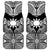 Taiwan Car Mats Austronesian Tribal Tattoo Black - Polynesian Pride