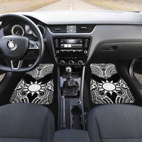 Taiwan Car Mats Austronesian Tribal Tattoo Black - Polynesian Pride